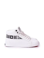 Trampki Męskie Big Star Wysokie Białe EE174340