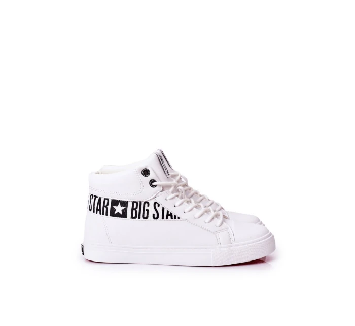 Trampki Męskie Big Star Wysokie Białe EE174340