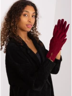 Rękawiczki AT RK model 19381497 bordowy - FPrice