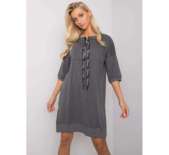 Šaty RV SK 6273.47P tmavo šedá
