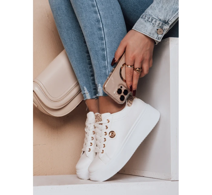 Dámske tenisky na platforme RIFII beige FashionStreet ZY0688 Dámske tenisky na platforme RIFII beige FashionStreet ZY0688