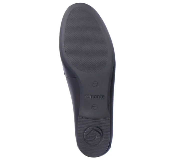 Remonte W RKR645 čierna kožená pohodlná poltopánka na retiazke Remonte W RKR645 čierna kožená pohodlná poltopánka na retiazke
