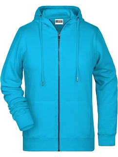 Daiber 8025 Dámska mikina s kapucňou 02.8025 turquoise
