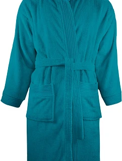 Bathrobe Župan s kapucí turquoise model 22526802 - The One Towelling
