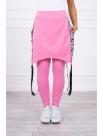 Nohavice/oblek s nápisom selfie svetlo ružový Nohavice/oblek s nápisom selfie svetlo ružový