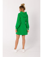 šaty s pruhy s logem zelené model 18383243 - Moe