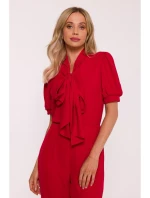 S421 Kombinéza s motýlikom - červená