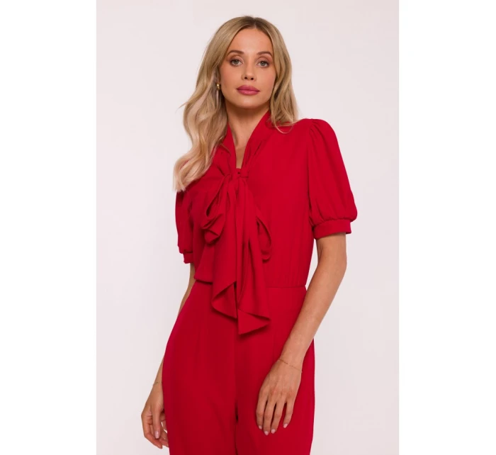 S421 Kombinéza s motýlikom - červená