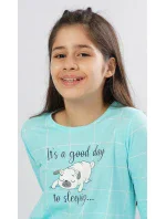 Dětská noční košile s dlouhým rukávem model 15847323 - Vienetta Kids Dětská noční košile s dlouhým rukávem model 15847323 - Vienetta Kids