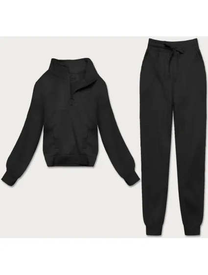 Černý dámský dres mikina se stojáčkem a kalhoty model 17234526 - J.STYLE