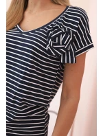 Dámsky bavlnený top na ramienka s výstrihom do V biely Dámsky bavlnený top na ramienka s výstrihom do V biely