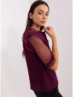 Blúzka LK BZ 506682.26P tmavo fialová