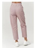 Šnúrové nohavice model 223241 Makadamia Šnúrové nohavice model 223241 Makadamia