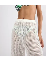 BEACH MYWEAR - Háčkované nohavice s vysokým pásom a korálkovými šnúrkami Triumph