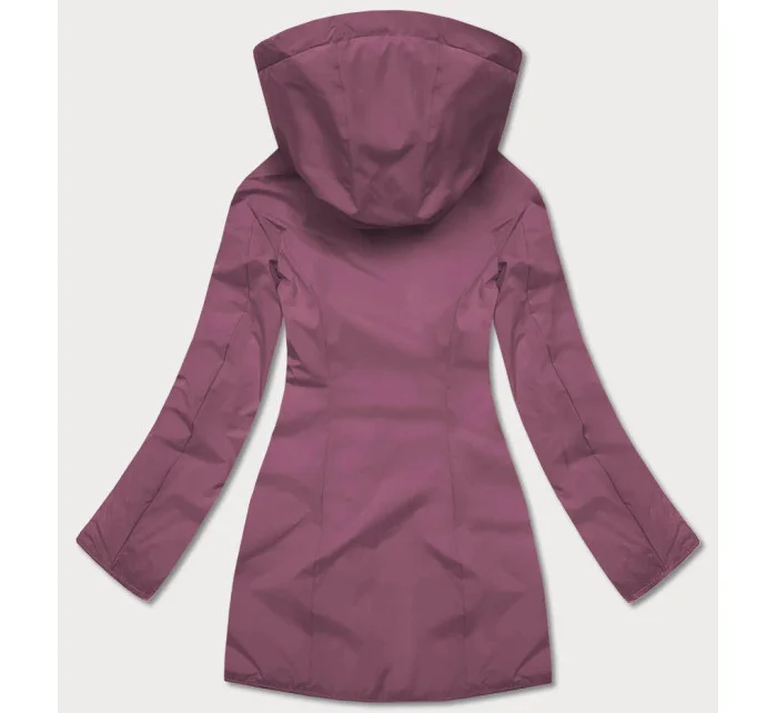 Obojstranná fialová dámska bunda (6808-259)