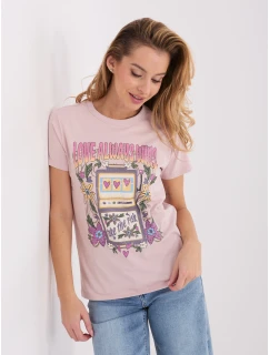 T shirt model 21791067 jasny różowy - FPrice
