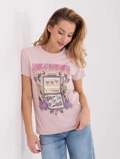 T shirt model 21791067 jasny różowy - FPrice