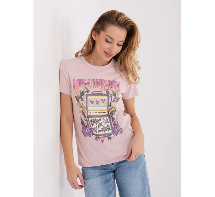 T shirt model 21791067 jasny różowy - FPrice