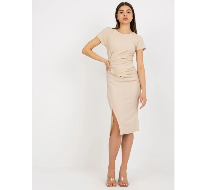 DHJ SK 17253 šaty.38X béžová