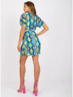 Dámske šaty-DHJ-SK-9651.51-modré Dámske šaty-DHJ-SK-9651.51-modré