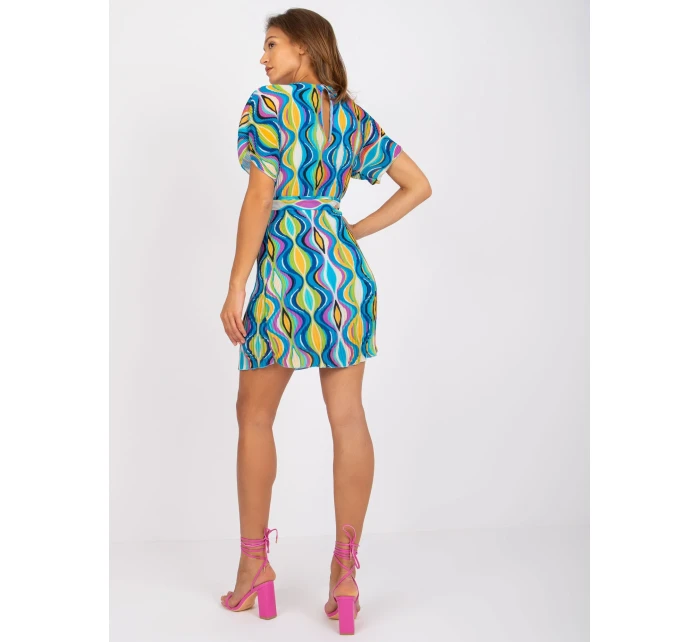 Dámske šaty-DHJ-SK-9651.51-modré Dámske šaty-DHJ-SK-9651.51-modré