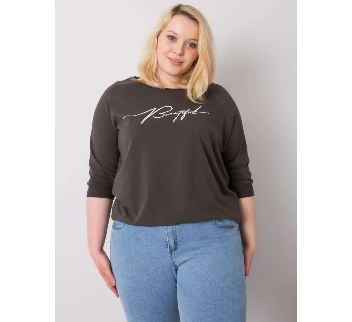 Blúzka RV BZ 6391.48 tmavá khaki