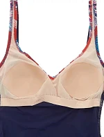 Jednodielne plavky 7239 M0 čierno-ružové - Anita