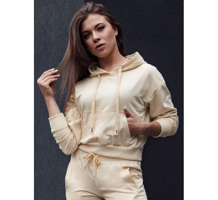 Dámská krémová mikina Dstreet model 21978502 - FashionStreet