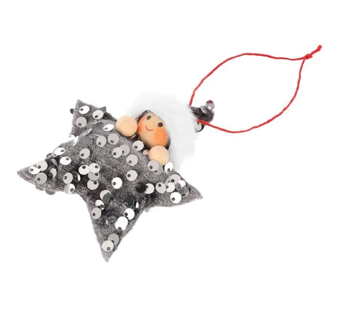 SADA PRÍVESKOV 3 KS HVIEZDIČKY STRIEBORNÉ FLITRE BÁBIKY