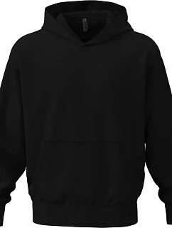 Next Level Apparel N 9307 Ťažká unisex mikina s kapucňou v oversize strihu 08.9307 čierna