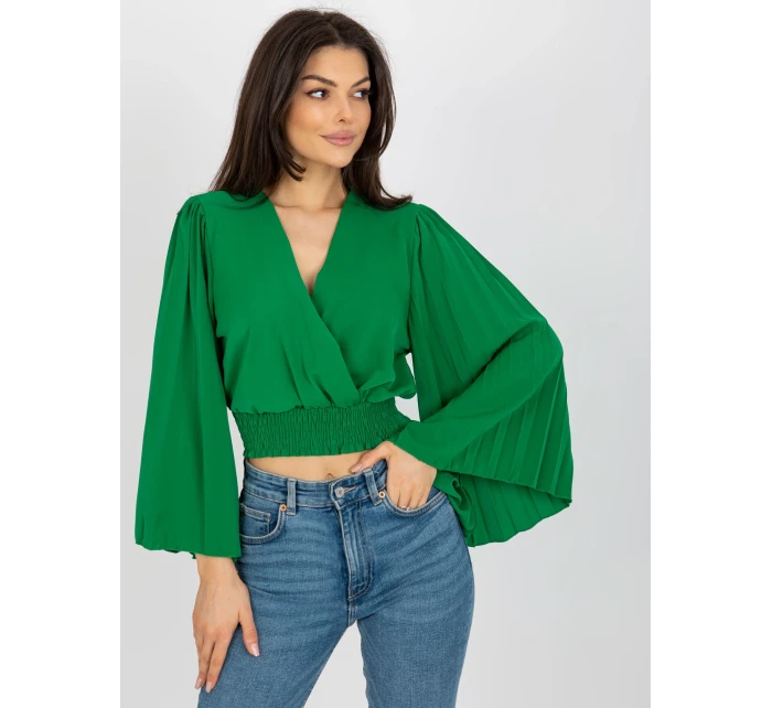 Halenka DHJ BZ model 18408672 zelená - FPrice Halenka DHJ BZ model 18408672 zelená - FPrice