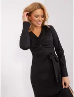 LK SK 509456 šaty.99 čierna LK SK 509456 šaty.99 čierna