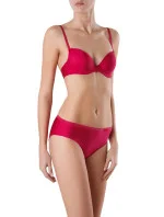 Podprsenka s kosticami Rb0003 tmavoružová - Conte