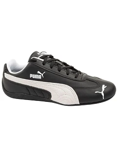 Puma – pánské sportovní boty Speedcat, černé kožené, módní tenisky