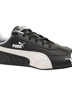 Puma – pánské sportovní boty Speedcat, černé kožené, módní tenisky