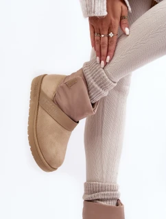 Sněhové Boty Na Platformě Bežové Big Star model 21637073 - Big Star Shoes