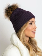 Dámska čiapka AT CZ 173501.44 tmavo fialová