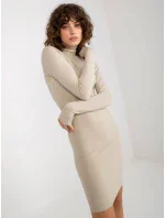 Dámske šaty NM SK NG 2309 šaty.17X svetlo béžové