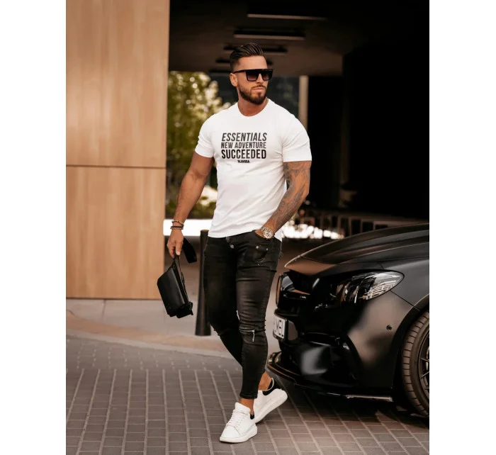 Pánske tričko 279262 biele - Ola Voga Pánske tričko 279262 biele - Ola Voga