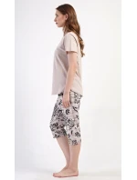 Dámske capri pyžamo Elena Dámske capri pyžamo Elena