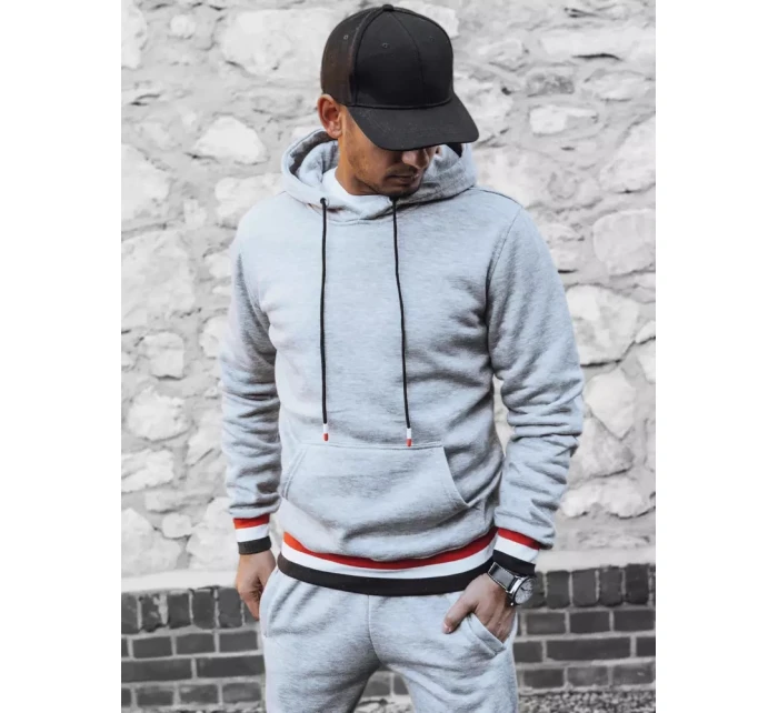 FashionStreet pánske svetlosivé tepláky AX0663 FashionStreet pánske svetlosivé tepláky AX0663