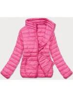 Ľahká ružová prešívaná dámska bunda (58M23037-46)
