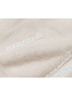 Svetlo béžový prehoz cez oblečenie ála alpaka s kapucňou (B6001-51)