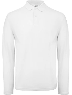 B&C ID.001 LSL Pánské piqué polo s dlouhým rukávem model 22421376 white