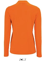 SOL'S Perfect LSL Women Dámske piqué polo s dlhým rukávom 25.2083 oranžové SOL'S Perfect LSL Women Dámske piqué polo s dlhým rukávom 25.2083 oranžové
