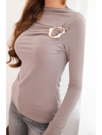 Dámska viskózna blúzka Fango s ozdobným zapínaním Dámska viskózna blúzka Fango s ozdobným zapínaním