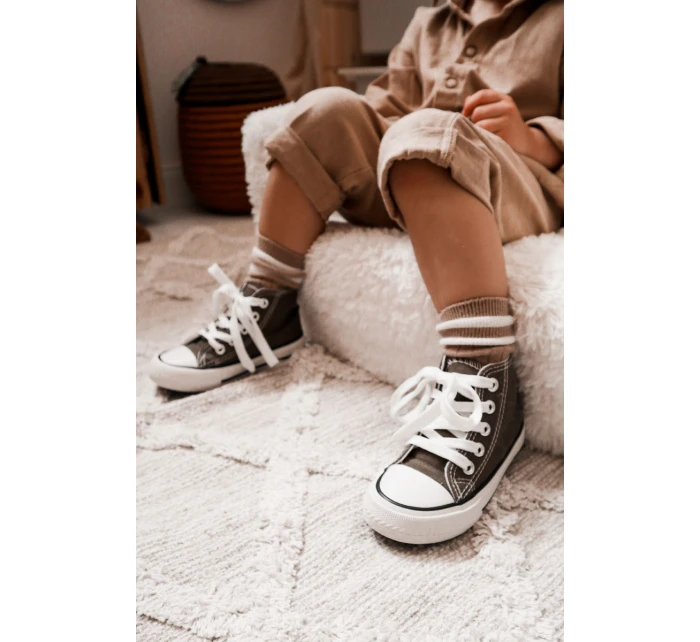 Dětské Vysoké Tenisky Khaki Filemon