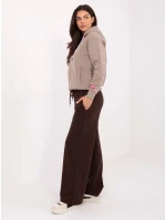 Tepláky RV DR A590.08 tmavohnedé