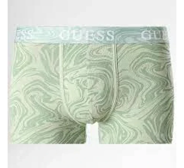 Pánske boxerky U3BG05K6YW0 P8AD zelenobiele - Guess