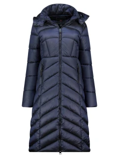 Geografické Nórsko dámska bunda BLANCHE LONG NAVY DB LADY 0116 NAVY (WZ5476F/GN-MARINE)